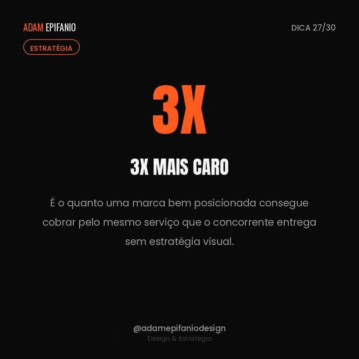 Peça: 3x mais caro
